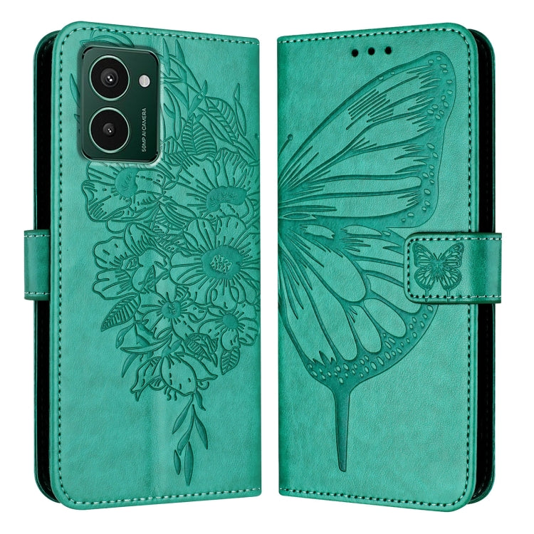 For HMD Pulse Pro Embossed Butterfly Leather Phone Case