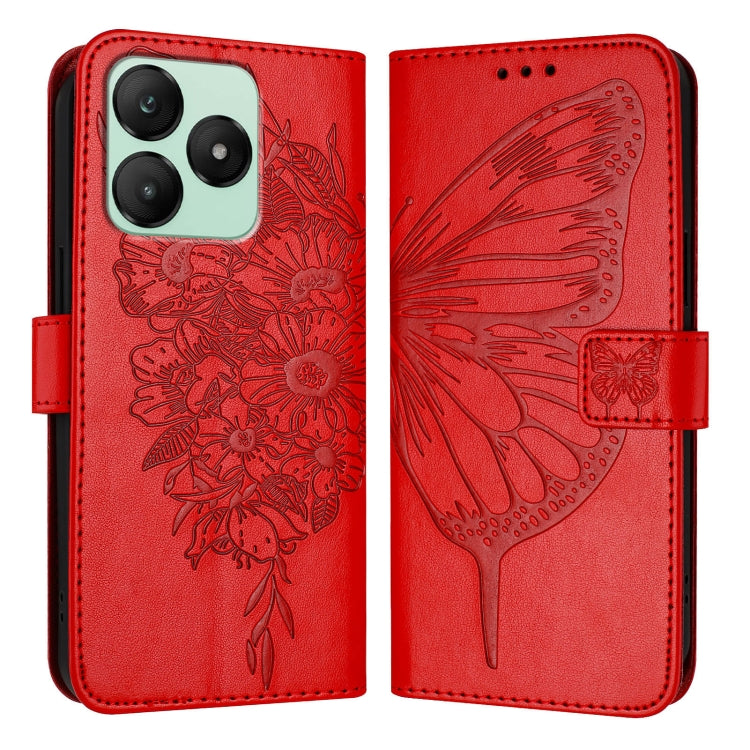 For Wiko T20 Embossed Butterfly Leather Phone Case