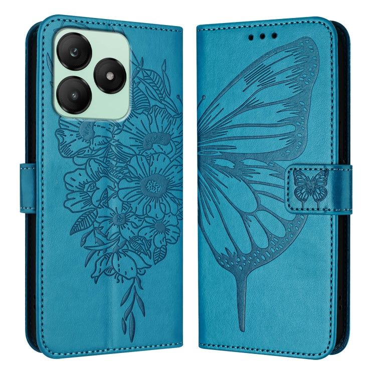 For Wiko T20 Embossed Butterfly Leather Phone Case