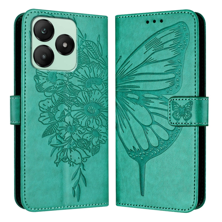 For Wiko T20 Embossed Butterfly Leather Phone Case