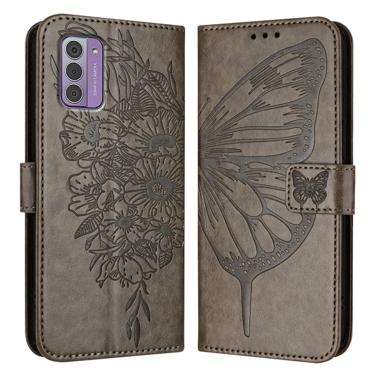 For Nokia G42 / G310 Embossed Butterfly Leather Phone Case