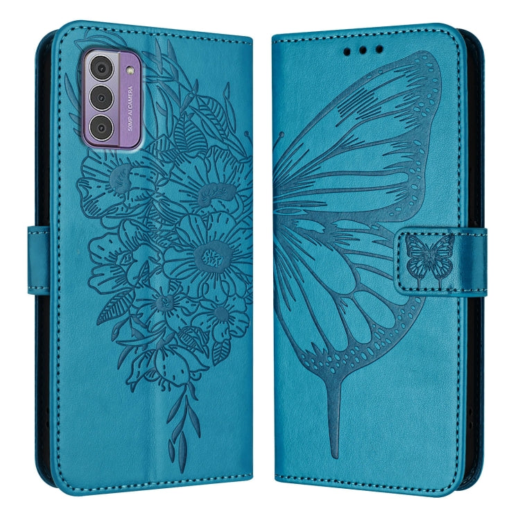 For Nokia G42 / G310 Embossed Butterfly Leather Phone Case