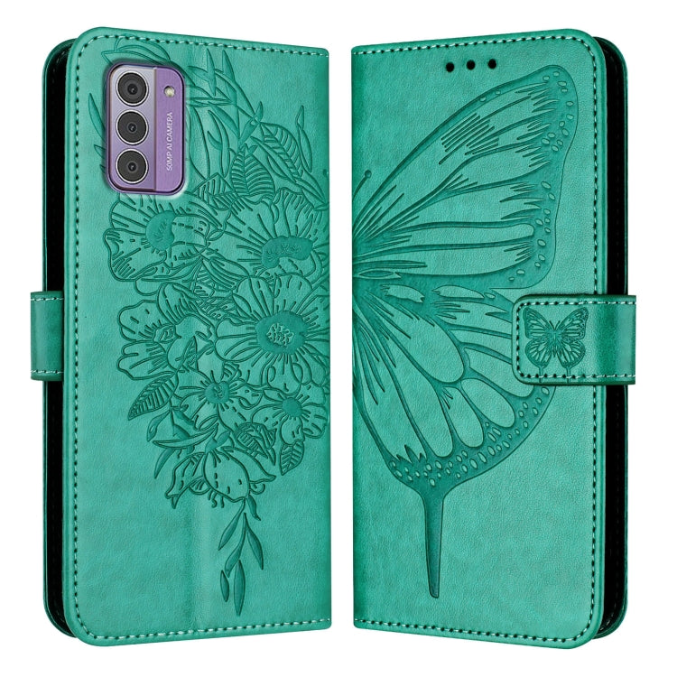 For Nokia G42 / G310 Embossed Butterfly Leather Phone Case