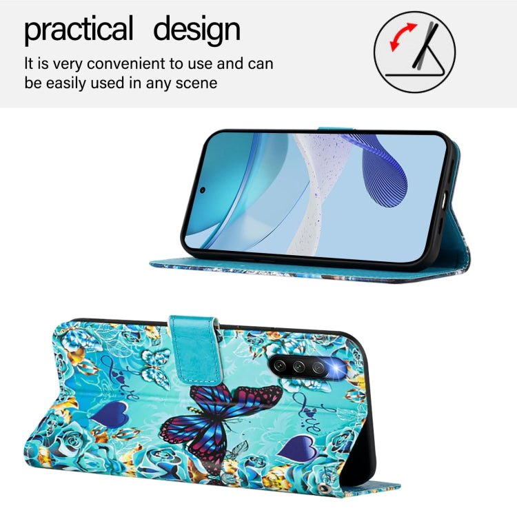 For Sony Xperia 10 IV Colored Drawing Pattern Plain Weave Leather Phone Case