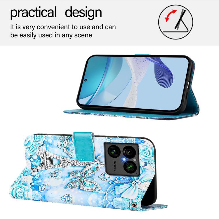 For Sony Xperia 1 VIII Colored Drawing Pattern Plain Weave Leather Phone Case