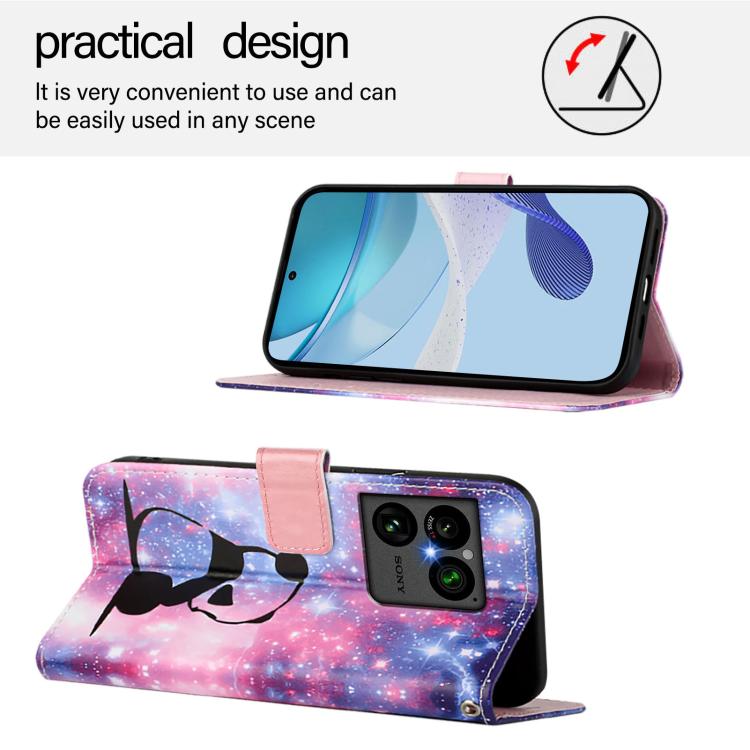 For Sony Xperia 1 VIII Colored Drawing Pattern Plain Weave Leather Phone Case