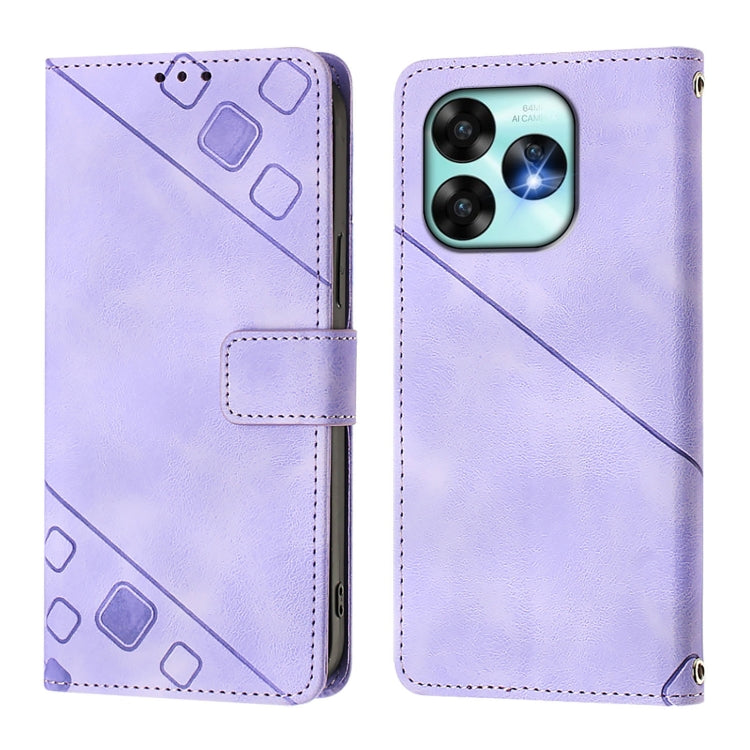 For Umidigi A15 / A15C / A15T Skin-feel Embossed Leather Phone Case