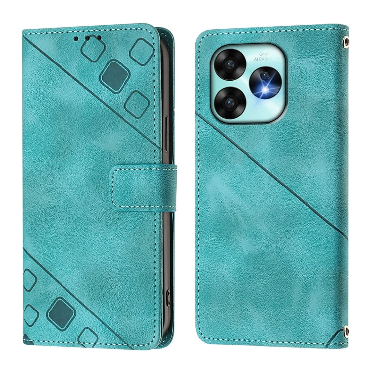 For Umidigi A15 / A15C / A15T Skin-feel Embossed Leather Phone Case