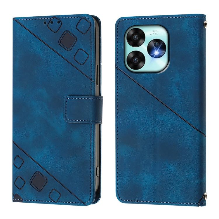 For Umidigi A15 / A15C / A15T Skin-feel Embossed Leather Phone Case