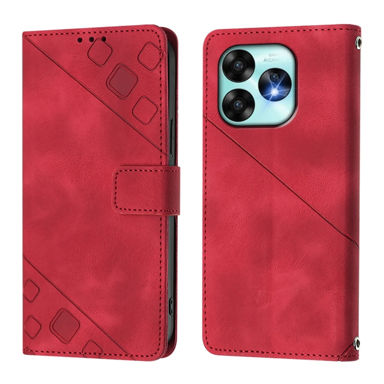 For Umidigi A15 / A15C / A15T Skin-feel Embossed Leather Phone Case