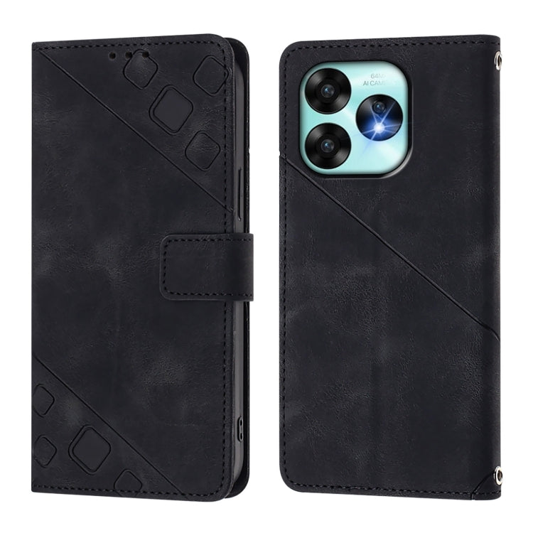 For Umidigi A15 / A15C / A15T Skin-feel Embossed Leather Phone Case