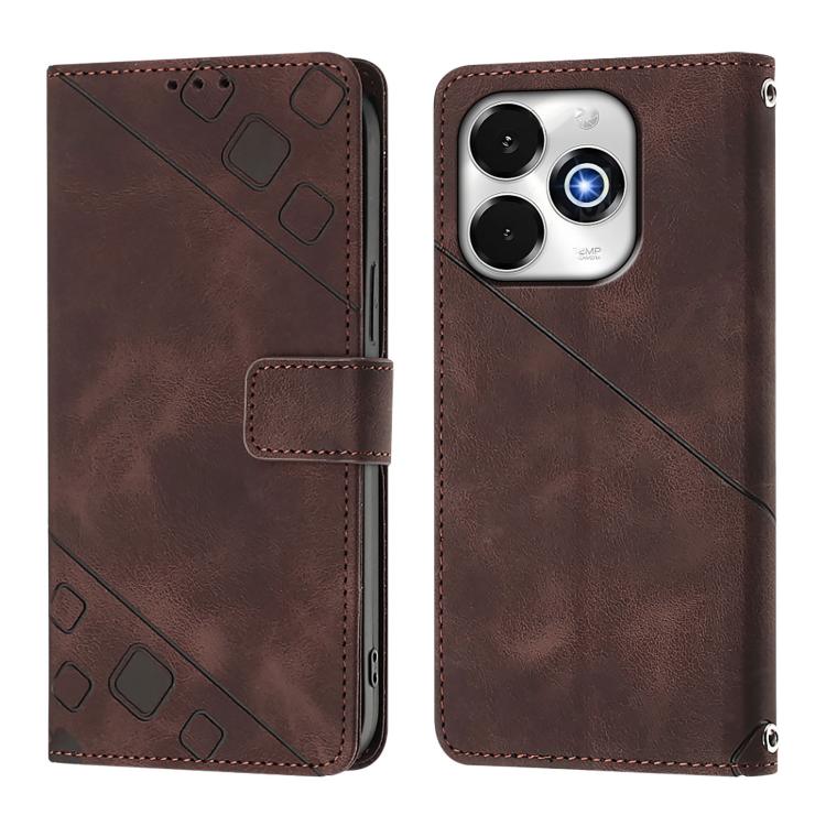 For Umidigi G100X 4G / 5G Skin-feel Embossed Leather Phone Case