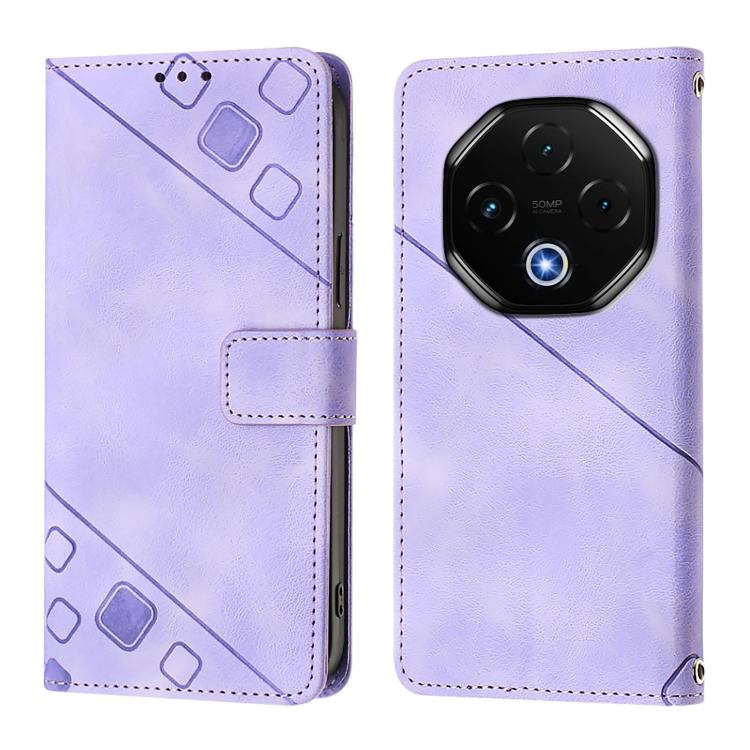 For Umidigi G100 Pro Skin-feel Embossed Leather Phone Case