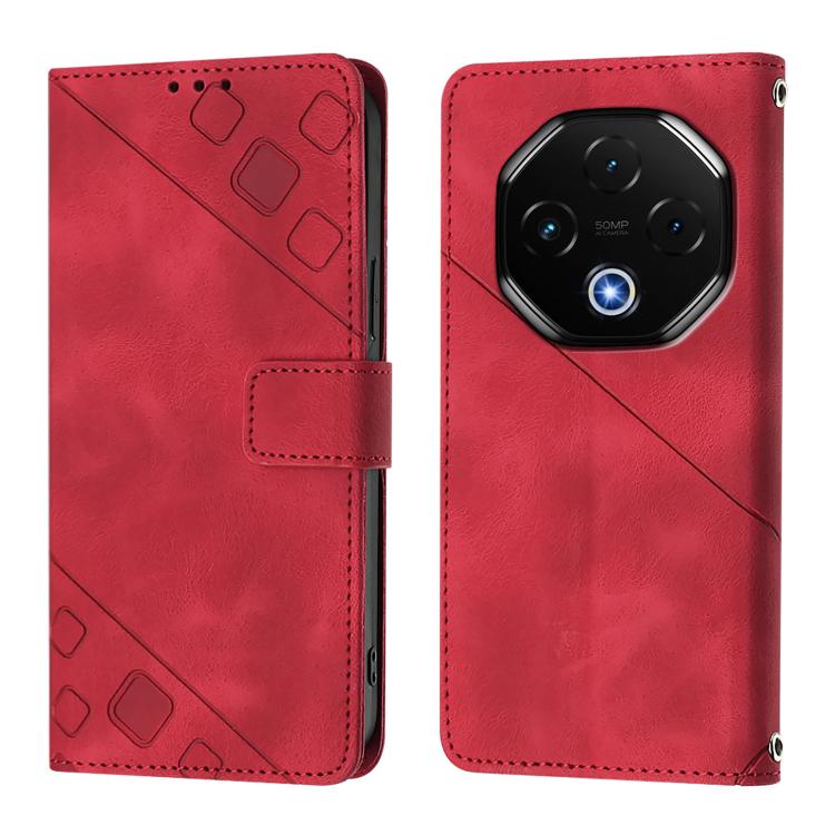 For Umidigi G100 Pro Skin-feel Embossed Leather Phone Case