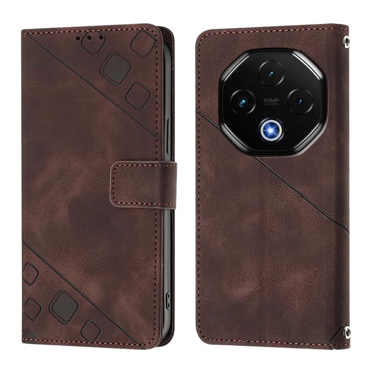 For Umidigi G100 Pro Skin-feel Embossed Leather Phone Case