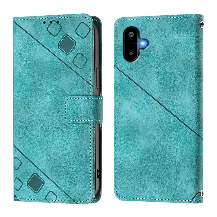 For Samsung Galaxy M06 5G / F06 5G Skin-feel Embossed Leather Phone Case