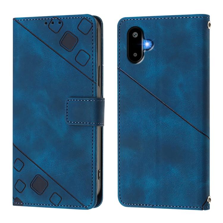 For Samsung Galaxy M06 5G / F06 5G Skin-feel Embossed Leather Phone Case