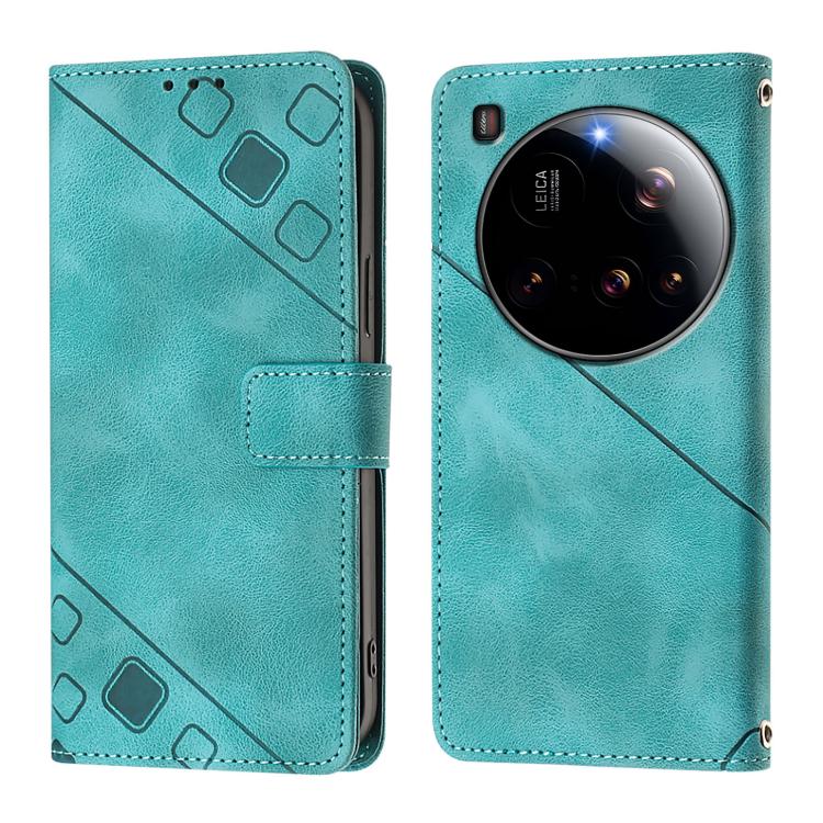 For Xiaomi 15 Ultra Skin-feel Embossed Leather Phone Case