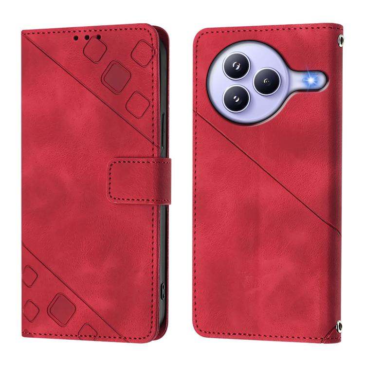 For Xiaomi Civi 5 Pro 5G Skin-feel Embossed Leather Phone Case