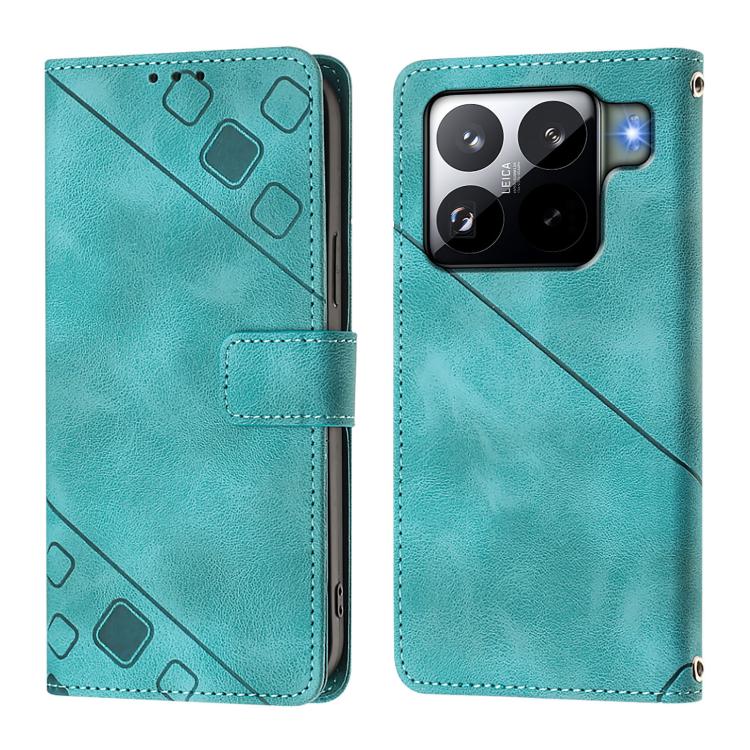 For Xiaomi 15S Pro 5G Skin-feel Embossed Leather Phone Case