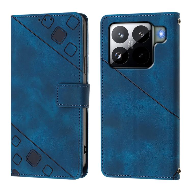 For Xiaomi 15S Pro 5G Skin-feel Embossed Leather Phone Case