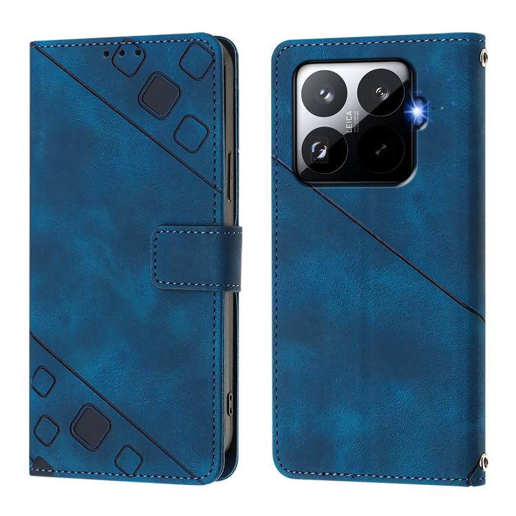 For Xiaomi 15T Pro 5G Skin-feel Embossed Leather Phone Case