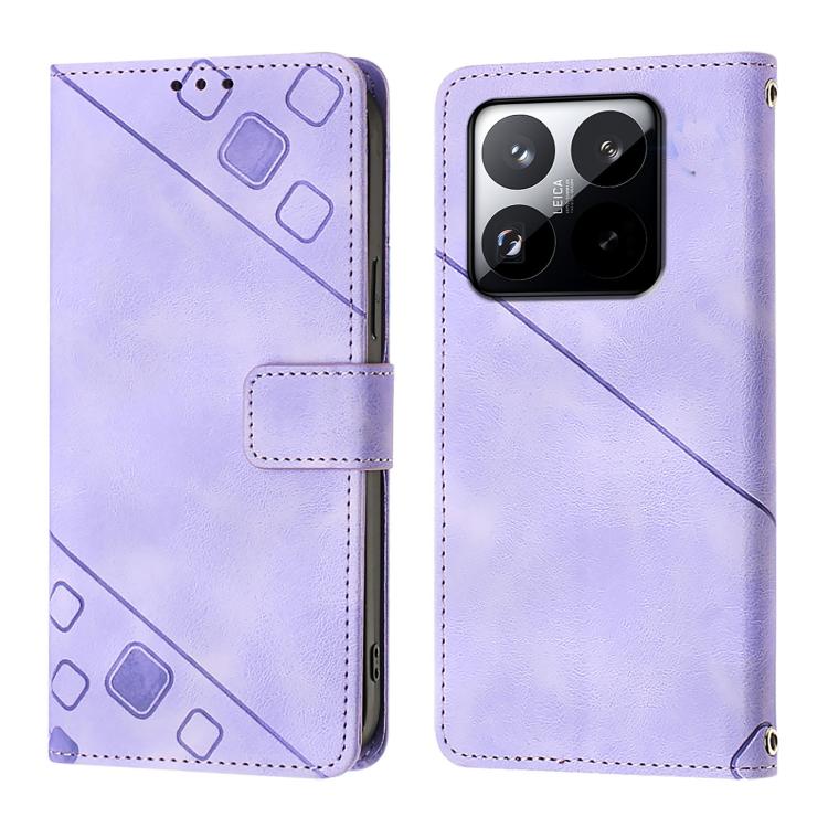 For Xiaomi 15T 5G Skin-feel Embossed Leather Phone Case
