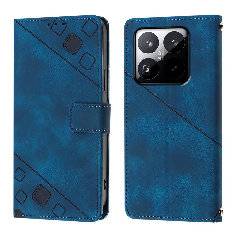 For Xiaomi 15T 5G Skin-feel Embossed Leather Phone Case