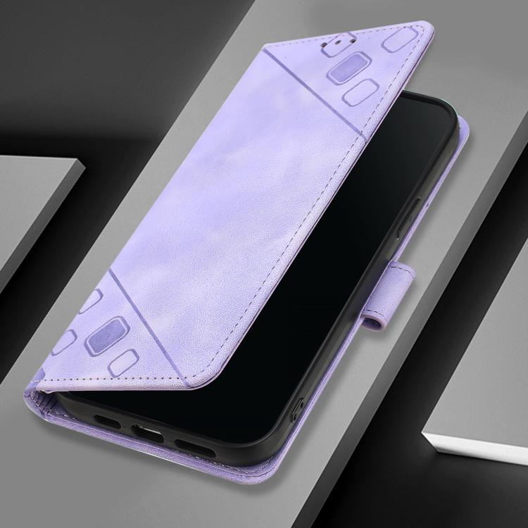 For Xiaomi Poco M7 5G / C75 4G Skin-feel Embossed Leather Phone Case