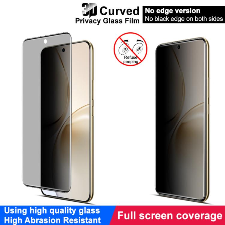 For Realme 14 Pro+ imak No Edge Version 3D Curved Privacy Full Screen Tempered Glass Film