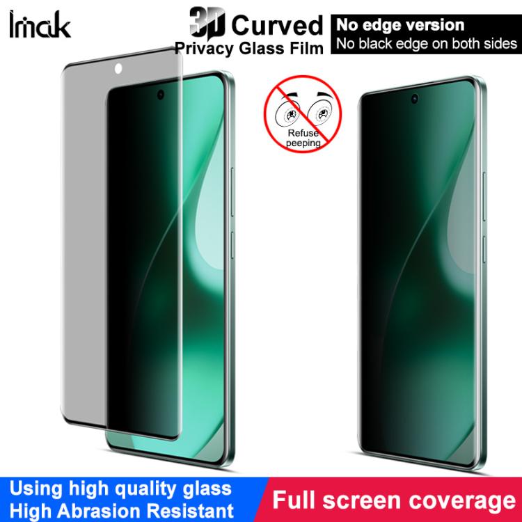 For Realme P4 Pro 5G imak No Edge Version 3D Curved Privacy Full Screen Tempered Glass Film