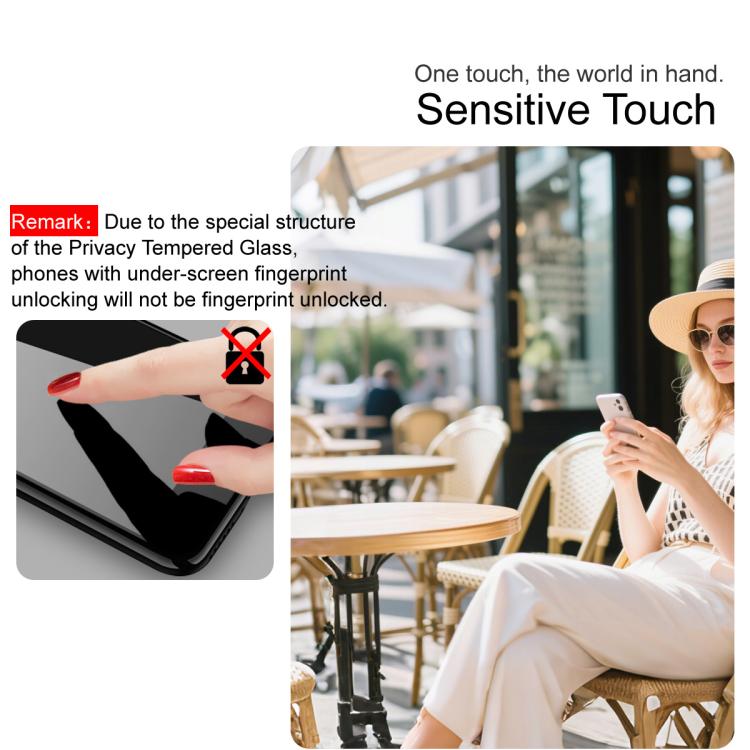 For Realme P4 Power 5G/Narzo Power 5G imak No Edge Version 3D Curved Privacy Full Screen Tempered Glass Film