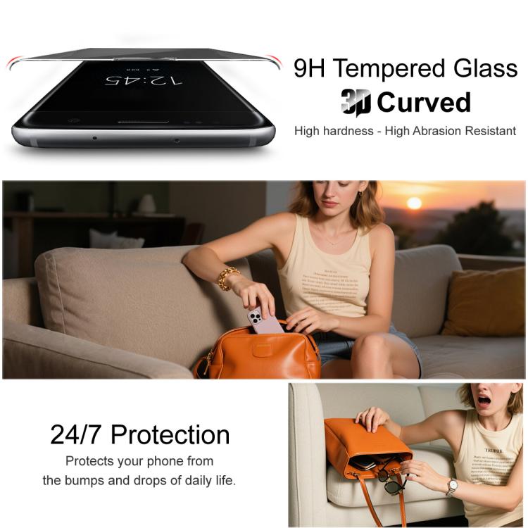 For Realme P4 Power 5G/Narzo Power 5G imak No Edge Version 3D Curved Privacy Full Screen Tempered Glass Film