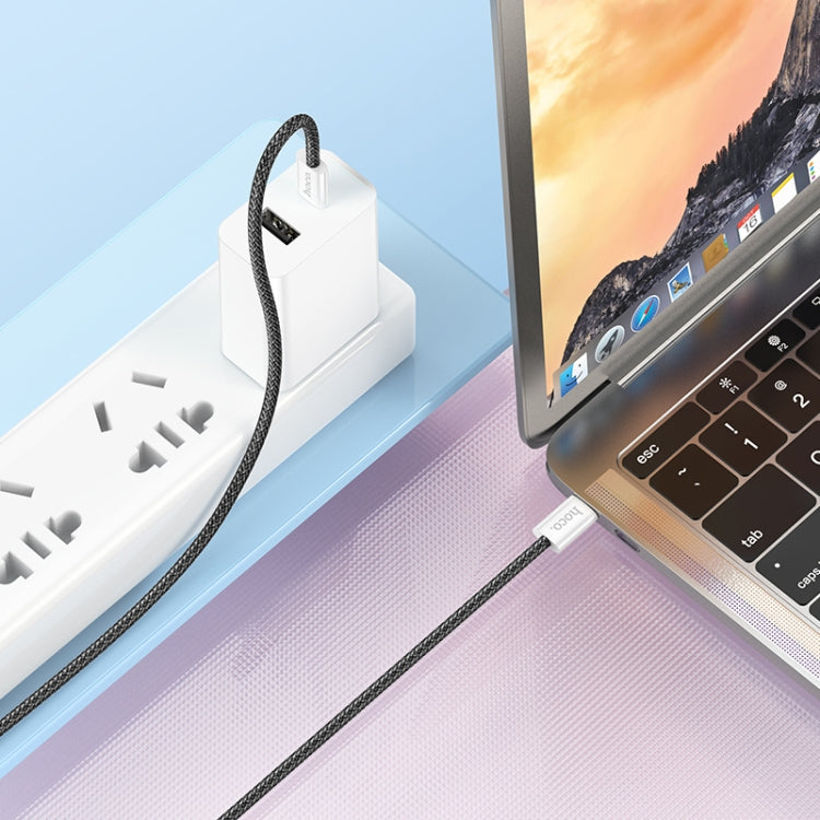 hoco X104 USB-C / Type-C to USB-C / Type-C Source 60W Charging Data Cable, Length:2m