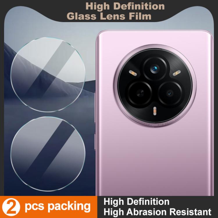 For Realme 14 Pro / 14 Pro+ 2 PCS/Set IMAK HD Glass Rear Camera Lens Film