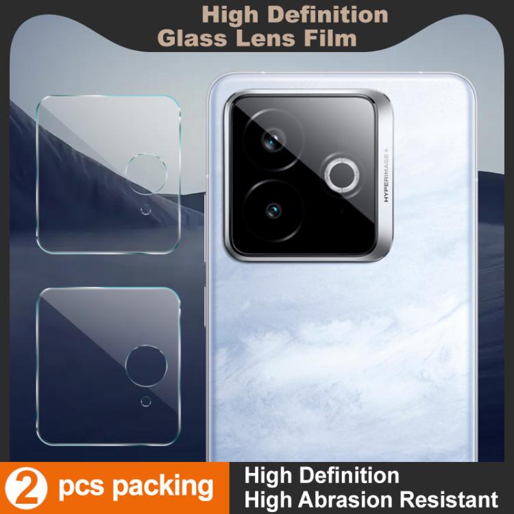 For Realme GT7 Pro Racing 2 PCS/Set IMAK HD Glass Rear Camera Lens Film