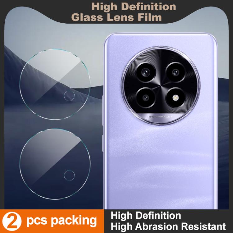 For Realme 14 Pro Lite 2 PCS/Set IMAK HD Glass Rear Camera Lens Film