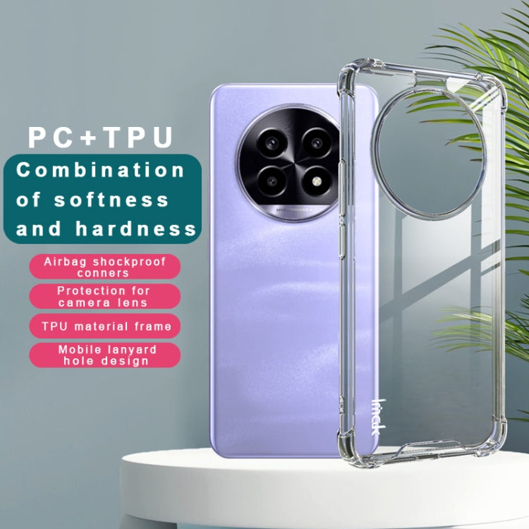 For Realme 13 Pro+ Global IMAK Space Shield PC + TPU Airbag Shockproof Phone Case - Transparent