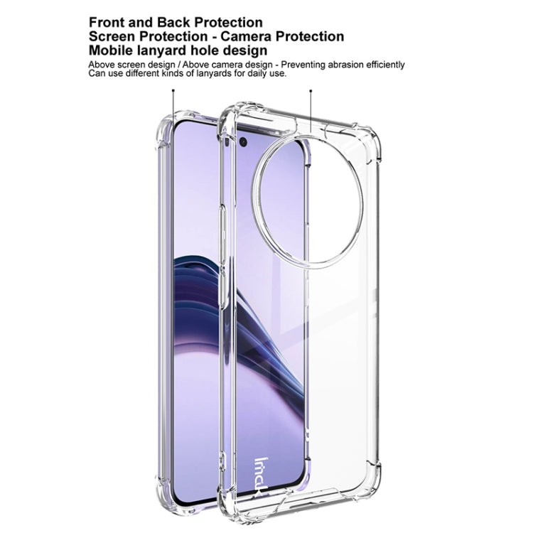 For Realme 13 Pro+ Global IMAK Space Shield PC + TPU Airbag Shockproof Phone Case - Transparent