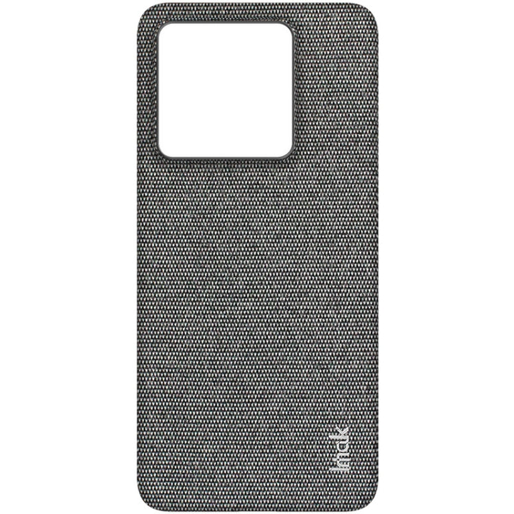 For Xiaomi 14T imak Ruiyi Series Cloth Texture PU + PC Phone Case