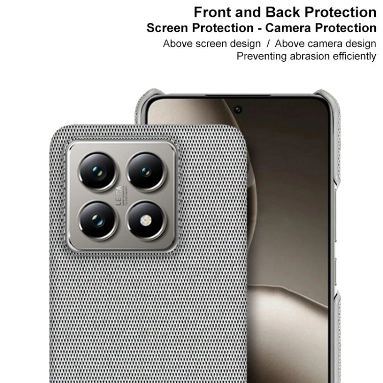 For Xiaomi 14T Pro imak Ruiyi Series Cloth Texture PU + PC Phone Case