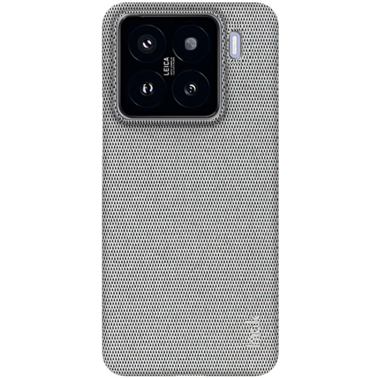 For Xiaomi 15 imak Ruiyi Series Cloth Texture PU + PC Phone Case