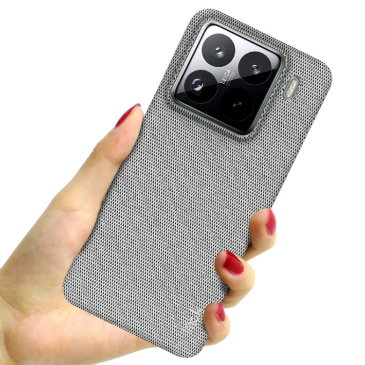 For Xiaomi 15 Pro imak Ruiyi Series Cloth Texture PU + PC Phone Case