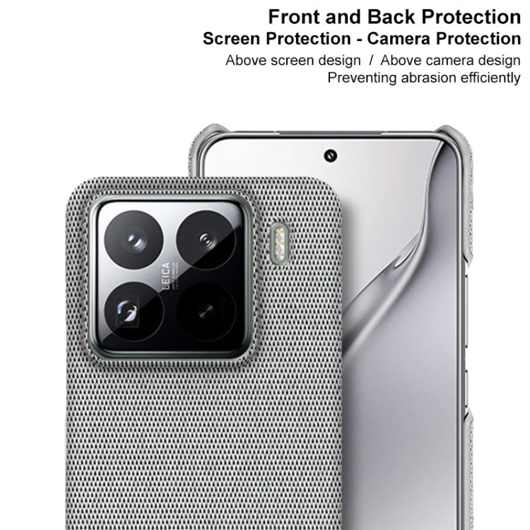 For Xiaomi 15 Pro imak Ruiyi Series Cloth Texture PU + PC Phone Case