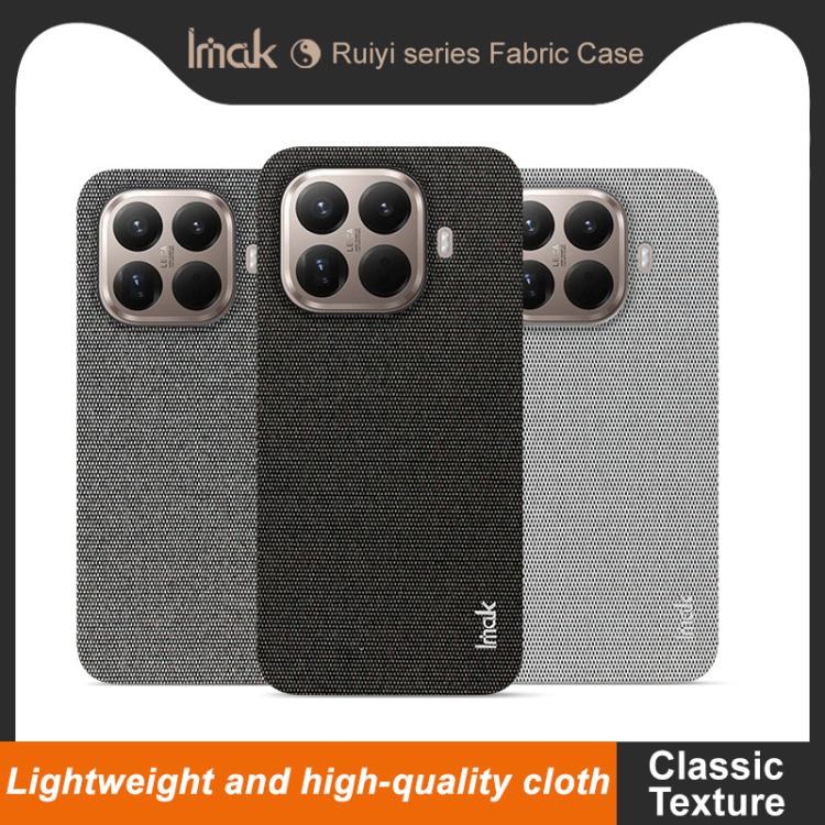 For Xiaomi 15T Pro 5G imak Ruiyi Series Cloth Texture PU + PC Phone Case