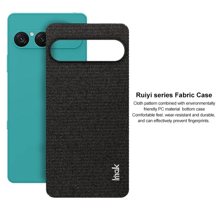 For Sony Xperia 10 VII imak Ruiyi Series Cloth Texture PU + PC Phone Case