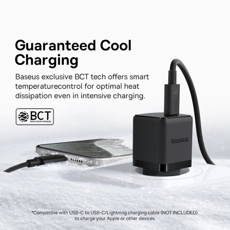 Baseus 1C 20W Type-C Palm Fast Charger, Plug:EU Plug