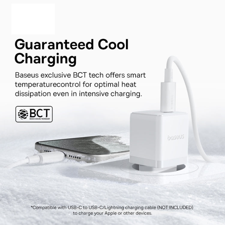 Baseus 1C 20W Type-C Palm Fast Charger, Plug:EU Plug