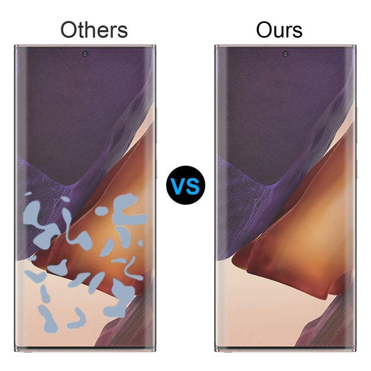For Samsung Galaxy Note20 Ultra 3D Curved Silk-screen PET Full Coverage Protective Film(Transparent)