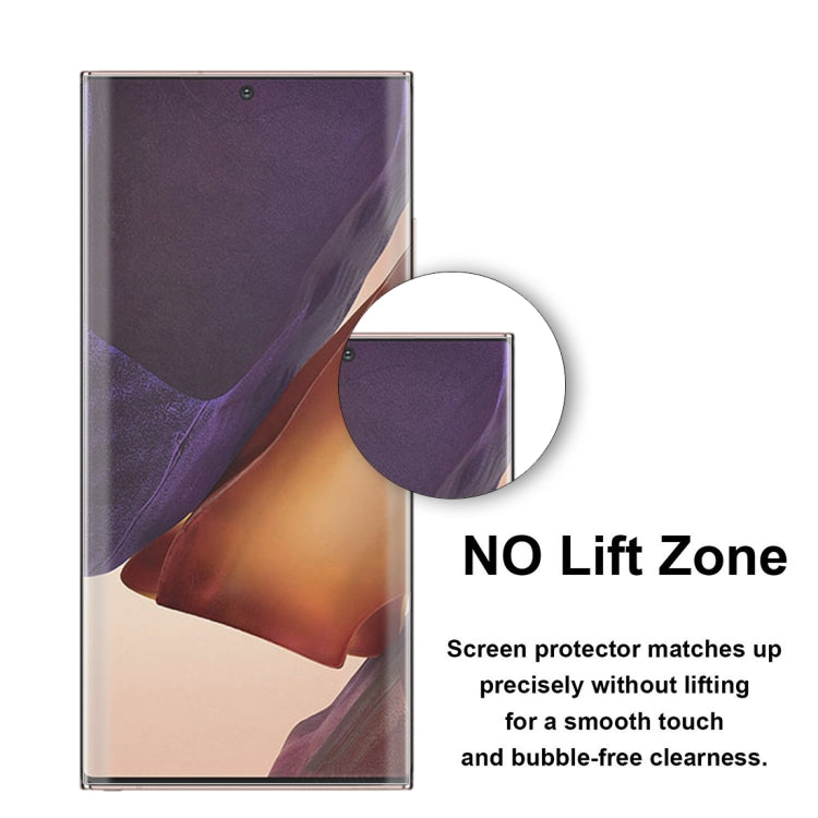 For Samsung Galaxy Note20 Ultra 3D Curved Silk-screen PET Full Coverage Protective Film(Transparent)